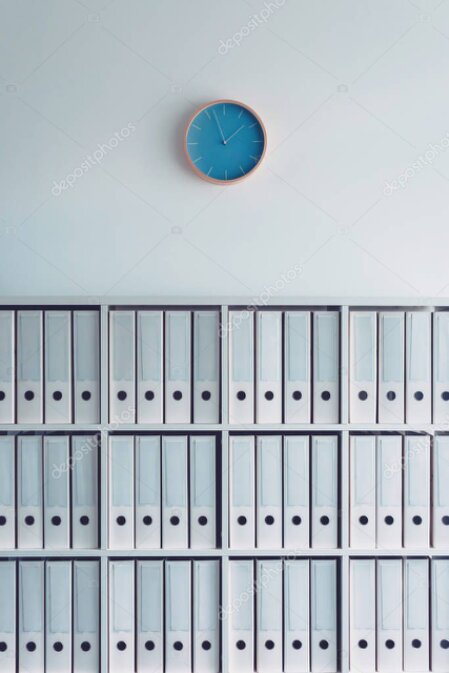 Ordner und Aktenordner als Symbol für eine Steuerkanzlei